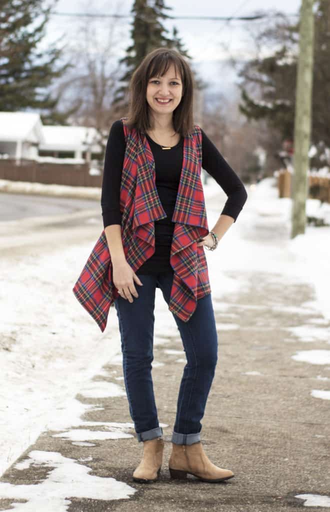 P4P Cardi Week :: Carefree Flannel + Vest Hack - Patterns for Pirates