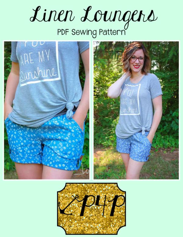 linen shorts pattern