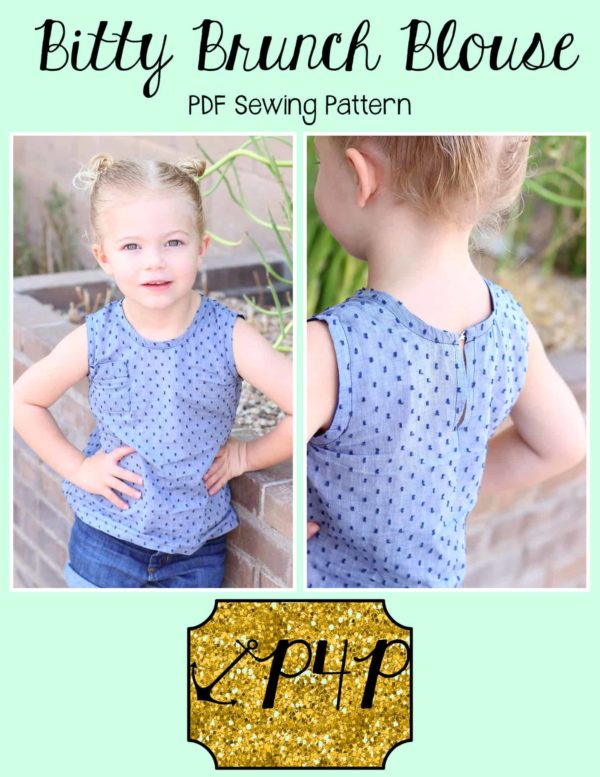 Bitty Brunch Blouse - Patterns for Pirates