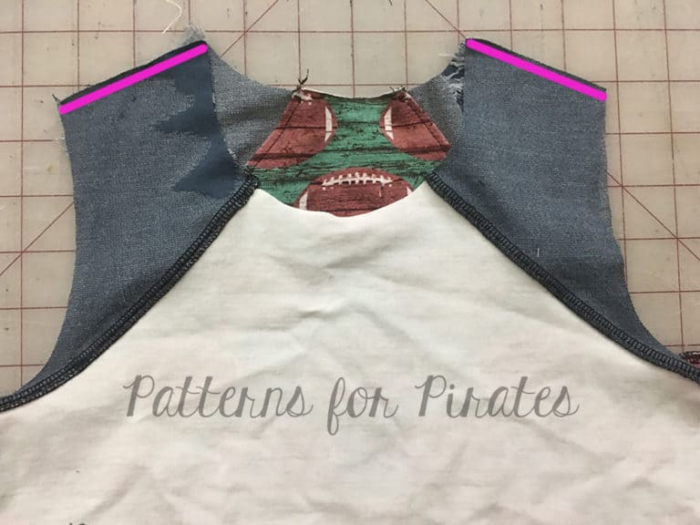 P4P Henley SewAlong Cutting Fabric Patterns for Pirates