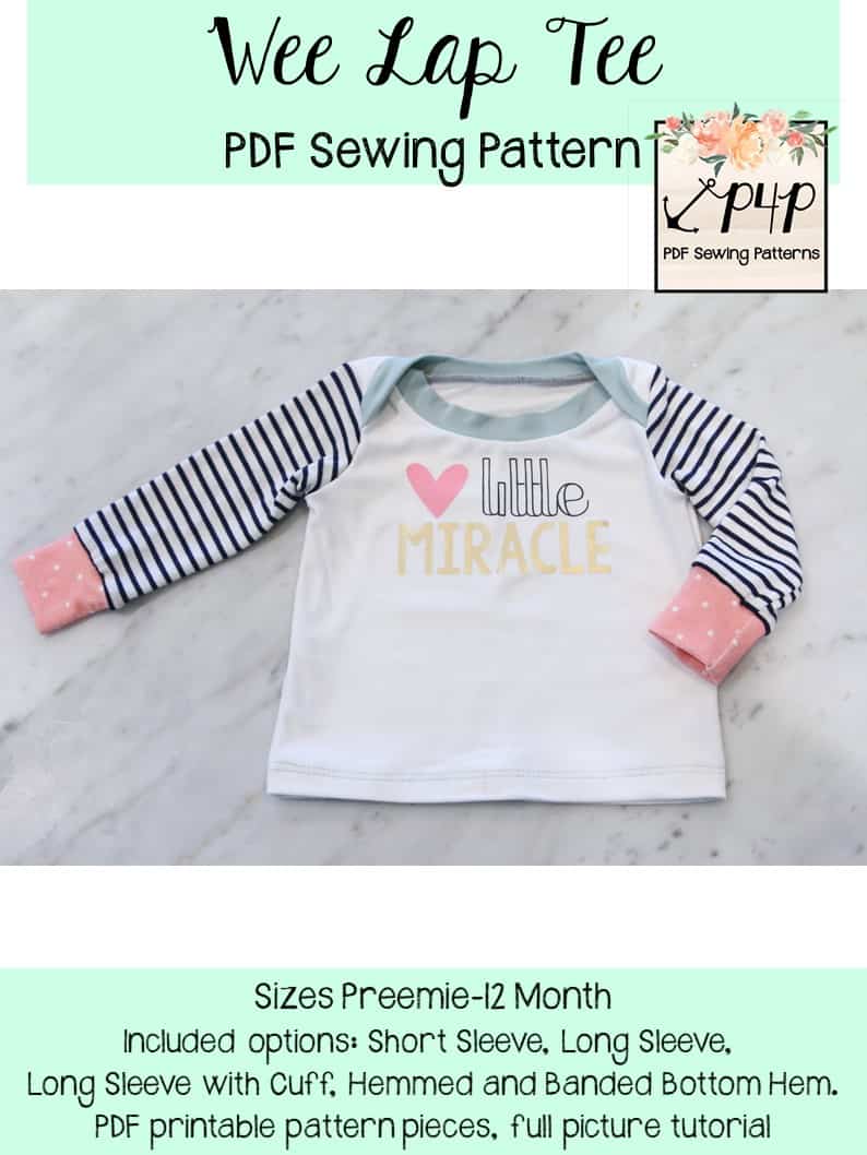 Free Wee Lap Tee - Patterns for Pirates