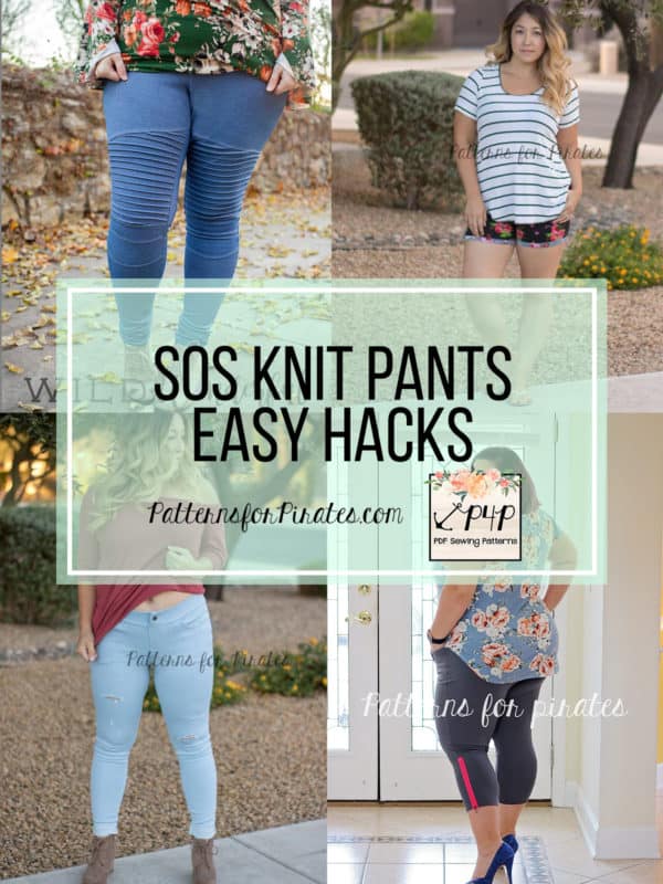 SOS Knit Pants -easy hacks - Patterns for Pirates