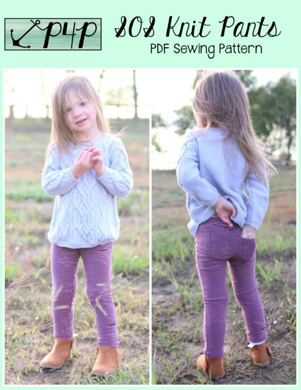 SOS Knit Pants- Youth - Patterns for Pirates