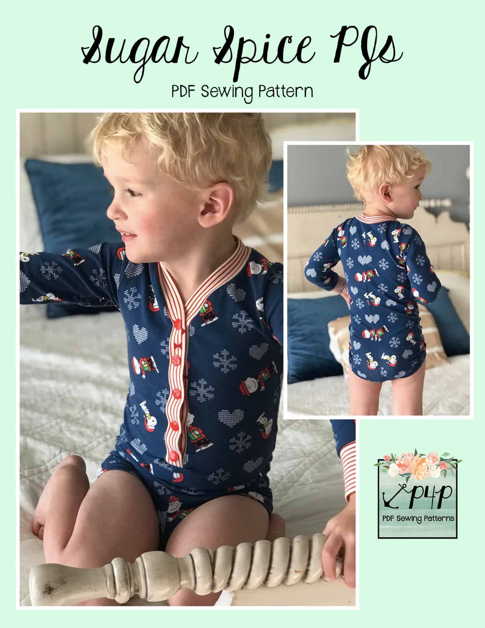 Sugar Spice PJs - Patterns for Pirates