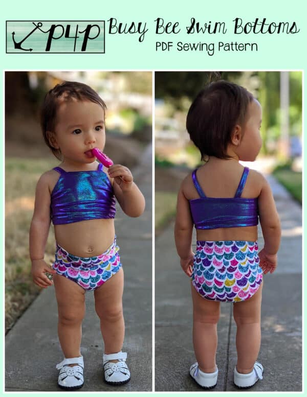 Busy Bee Swim Bottoms- Youth - Patterns for Pirates