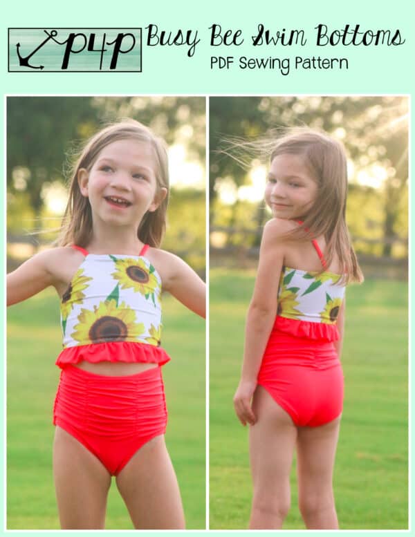 Busy Bee Swim Bottoms Youth Patterns for Pirates
