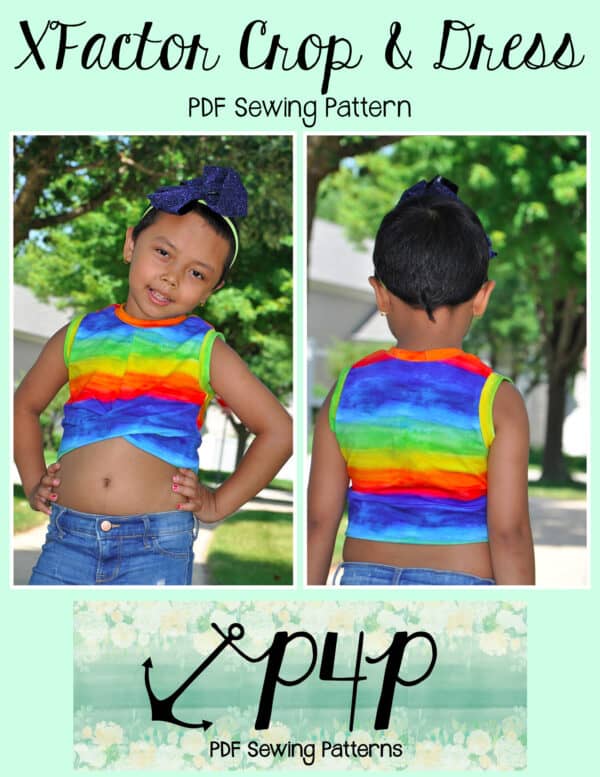 X Factor Crop & Dress- Youth - Patterns for Pirates