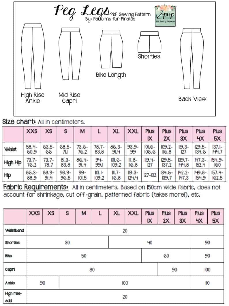 Peg Legs - Patterns for Pirates