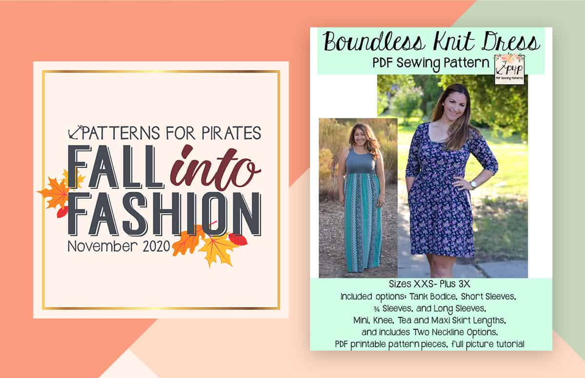 Fall Into Fashion - November 3 :: Boundless Knit Dress - Patterns for  Pirates