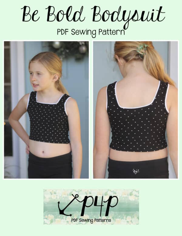 Be Bold Bodysuit- Youth - Patterns for Pirates
