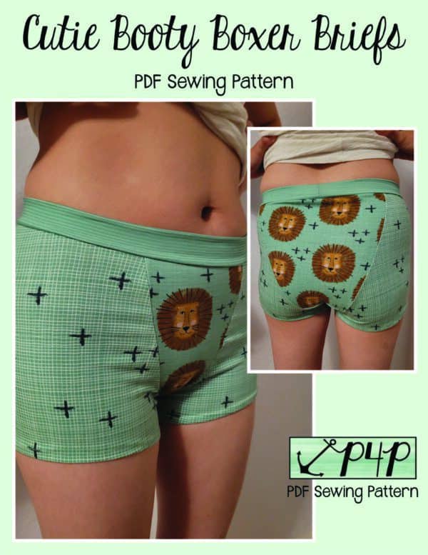 Cutie Booty Boxer Briefs - Patterns for Pirates