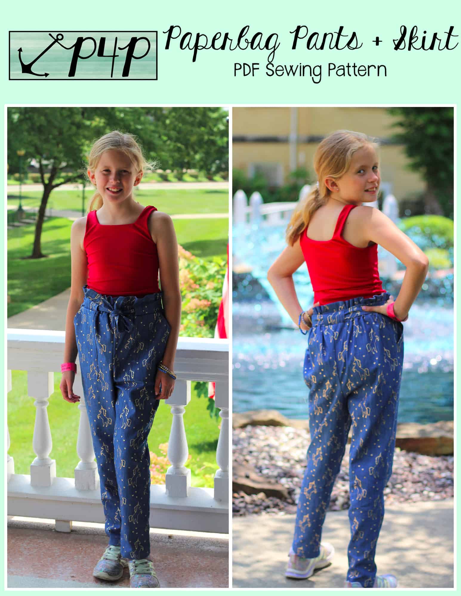 Paperbag Pants & Skirt - Patterns for Pirates