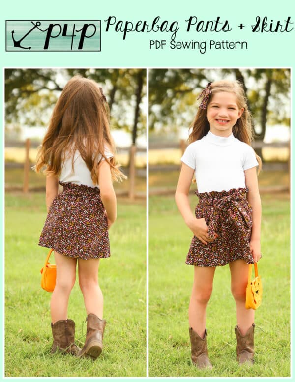 Paperbag Pants & Skirt- Youth - Patterns for Pirates