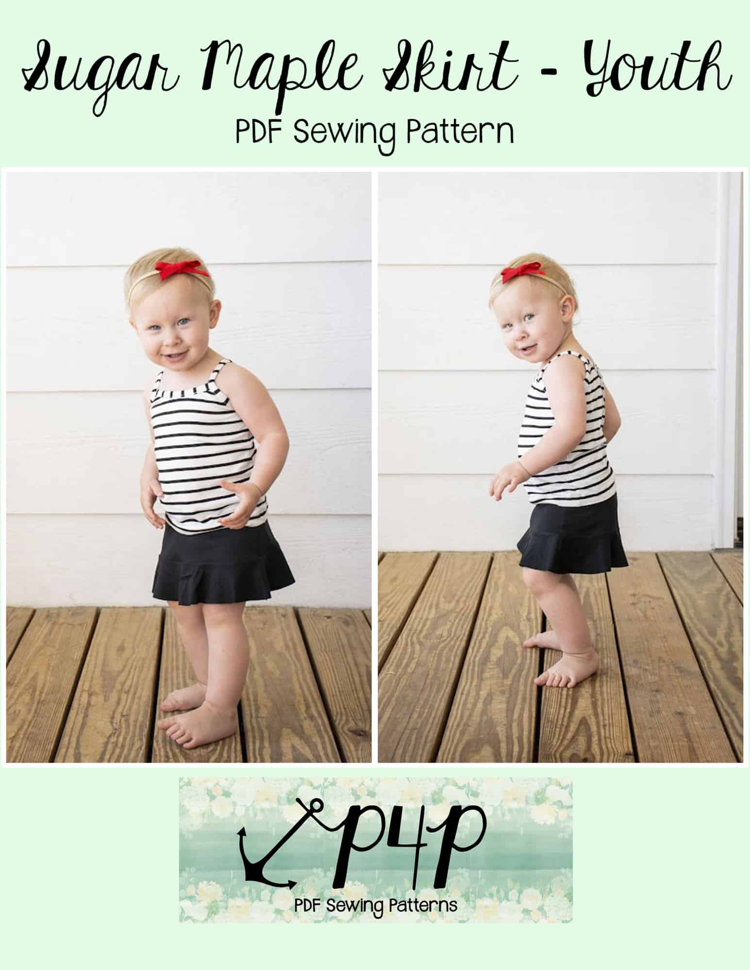 Sugar Maple Skirt- Youth - Patterns for Pirates
