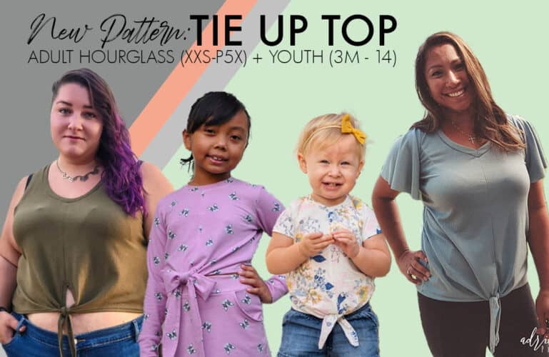 New Pattern Release :: Tie Up Top (Adult + Youth Sizes!)