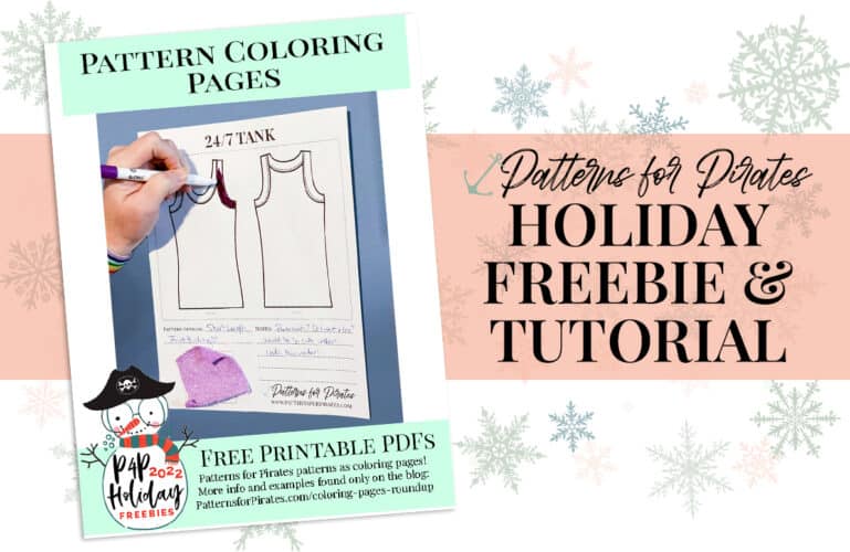 2022 Holiday Freebies :: P4P Pattern Coloring Pages