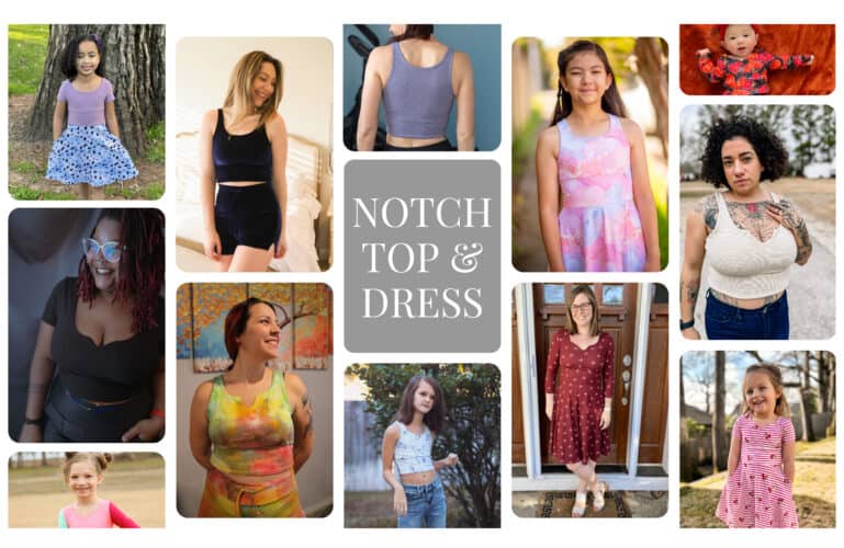 New Pattern Release :: Notch Top & Dress