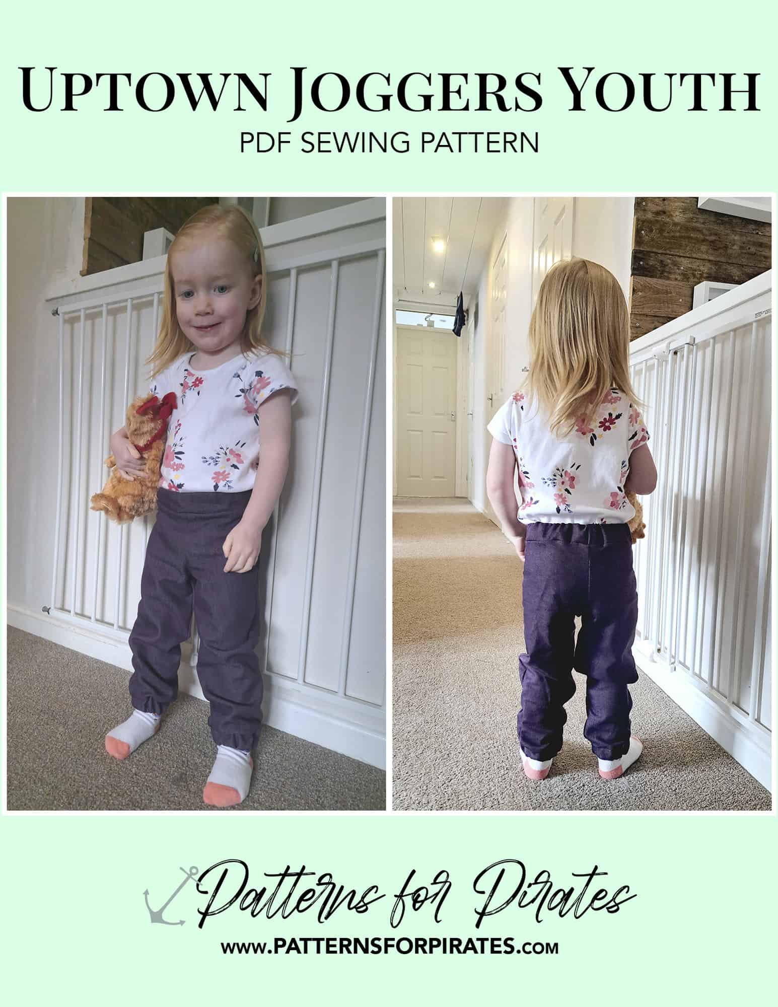 Uptown Joggers - Youth - Patterns for Pirates