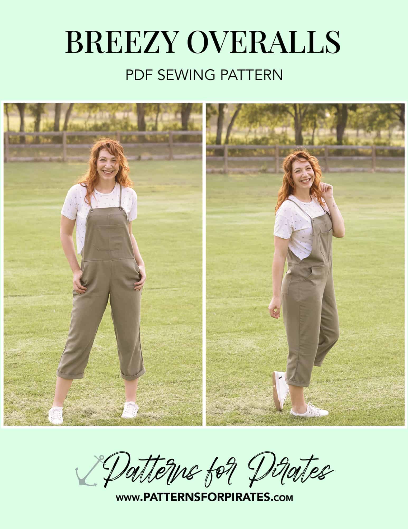 Breezy Overalls - Patterns for Pirates