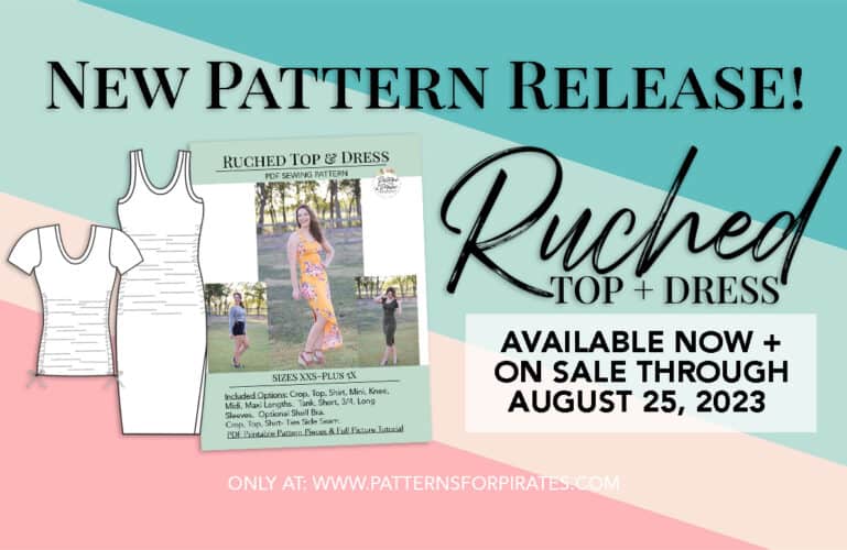 New Pattern Release :: Ruched Top & Dress