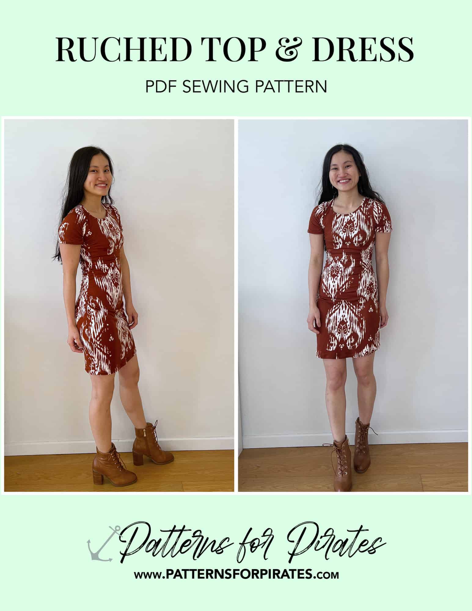 Ruched Top & Dress - Patterns for Pirates