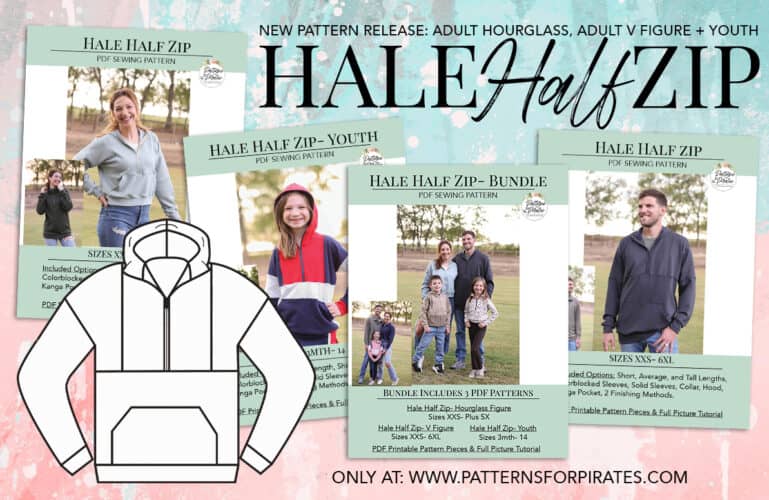 New Pattern Release :: Hale Half Zip