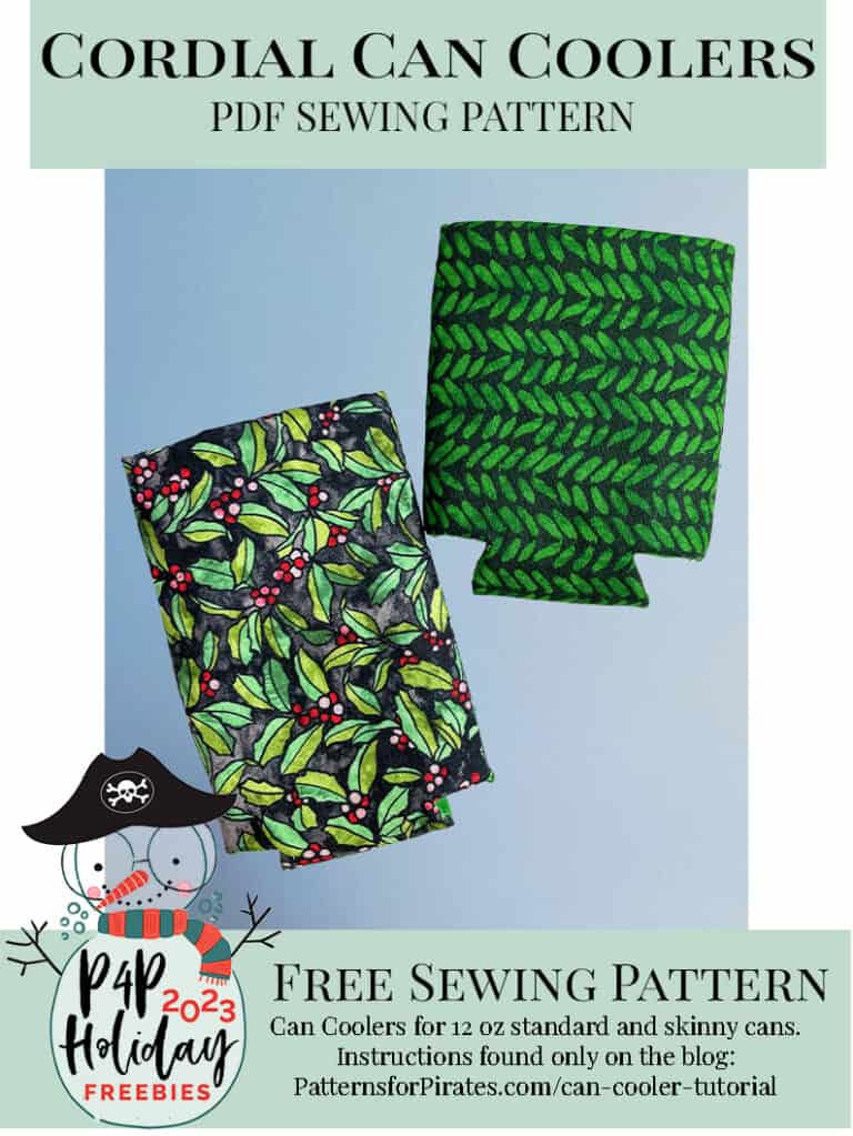 Free Cordial Can Coolers Patterns for Pirates
